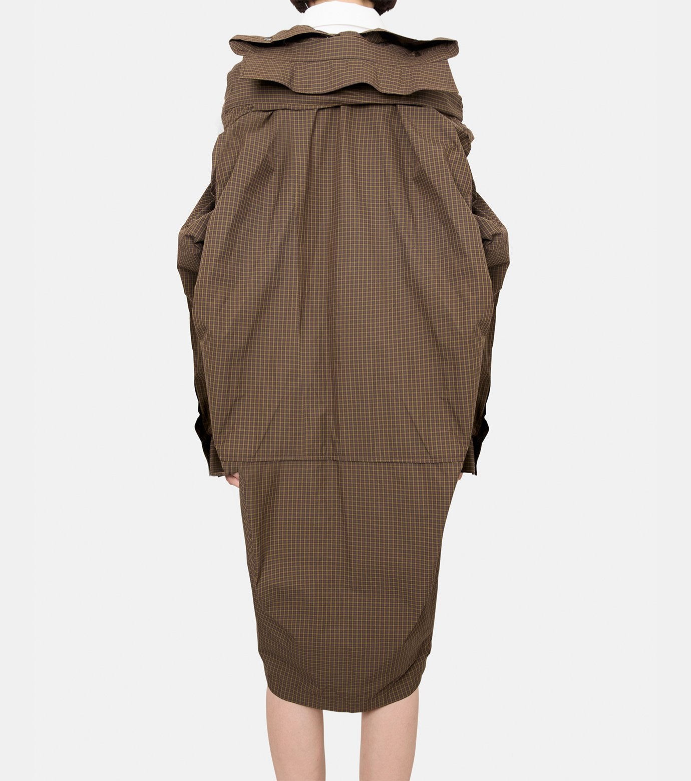 Shawl Layered Shirts Dress