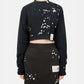 Embellished Distressed LS Mini Tee