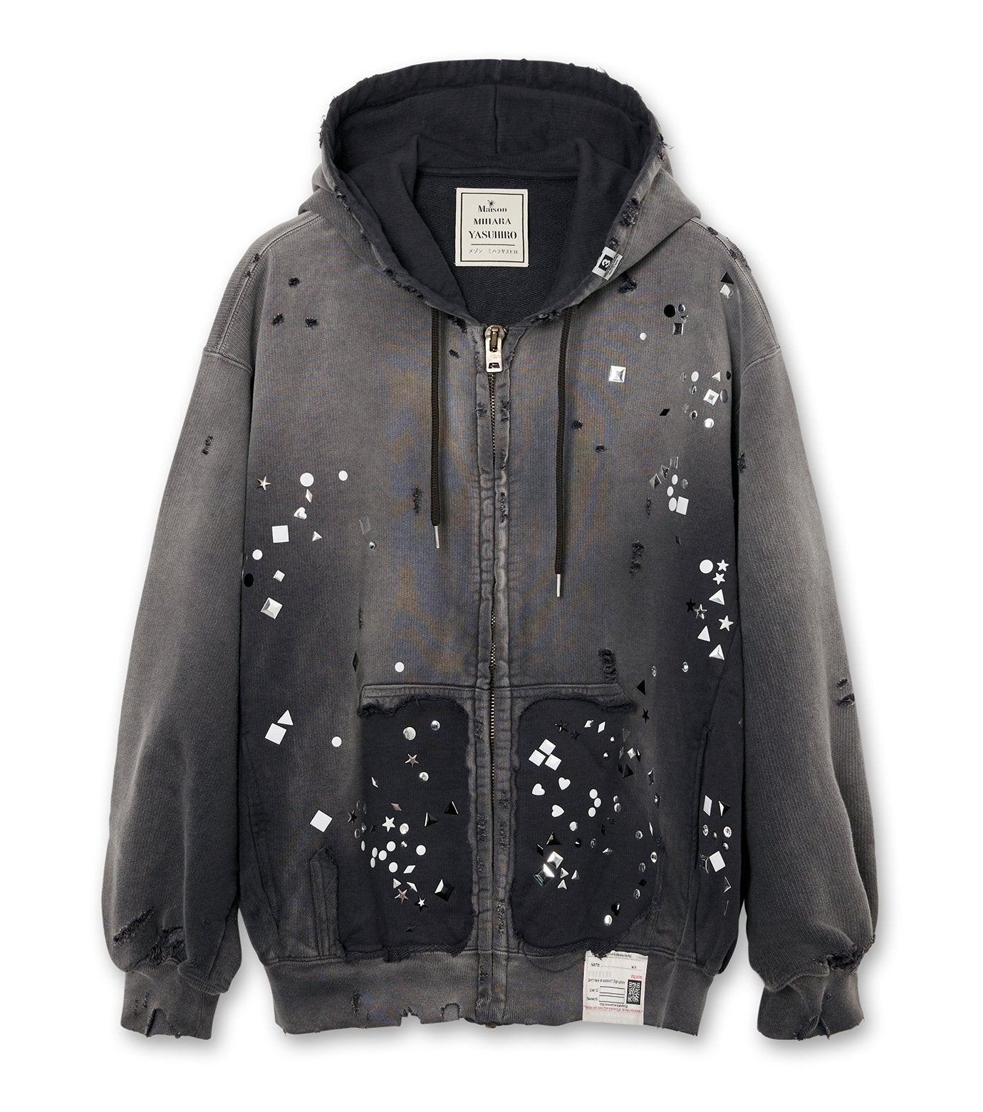Embellished Sun Faded Parka