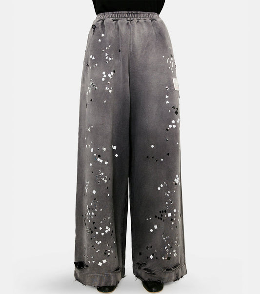 Embellished Sun Faded Pants