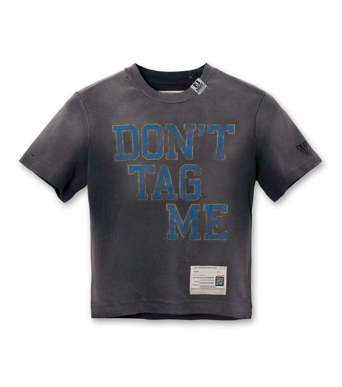 Sun Faded Collage Print Tee