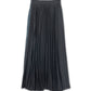 Combined PleatsxDenim Skirt