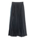 Combined PleatsxDenim Skirt