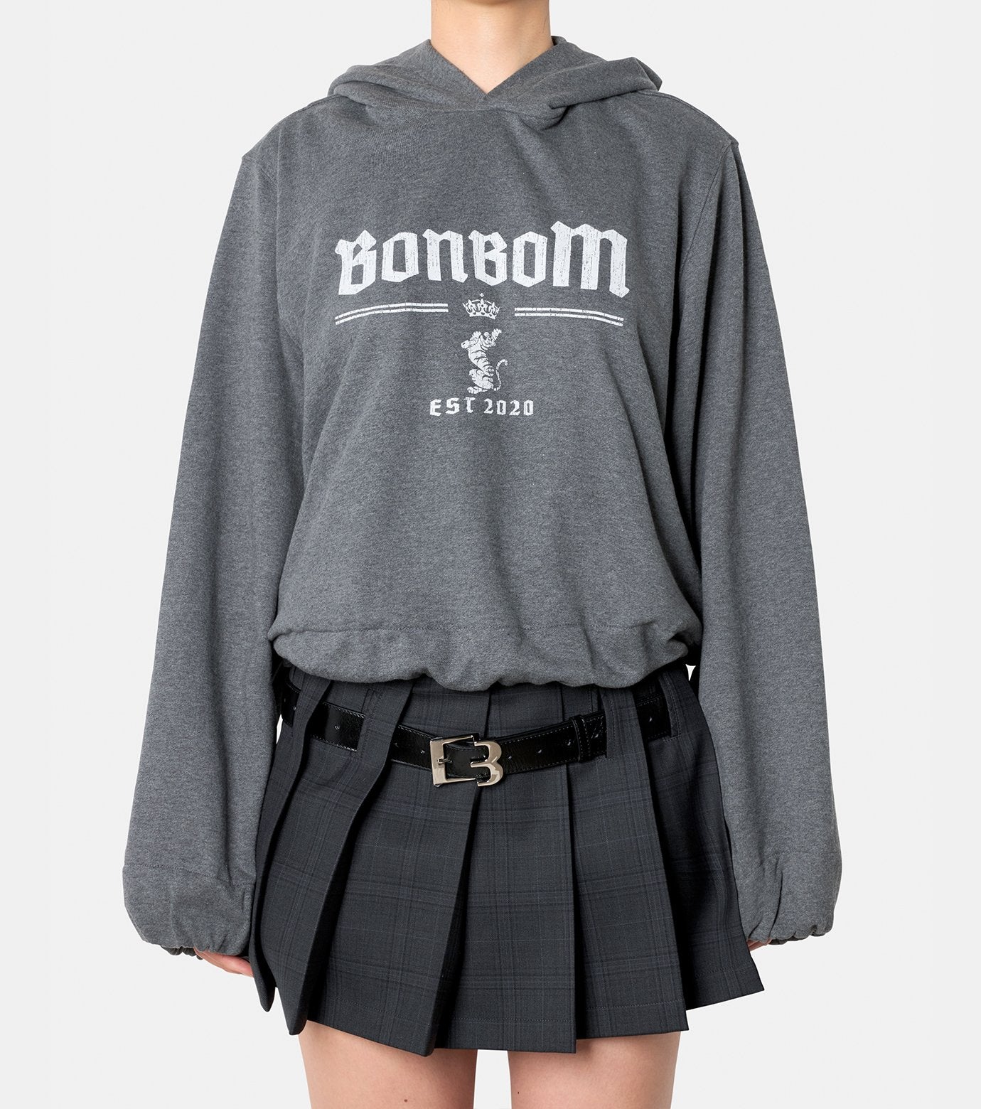 Tiger Logo Printed Hoodie