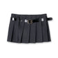 Belted Bleats Mini Skirt