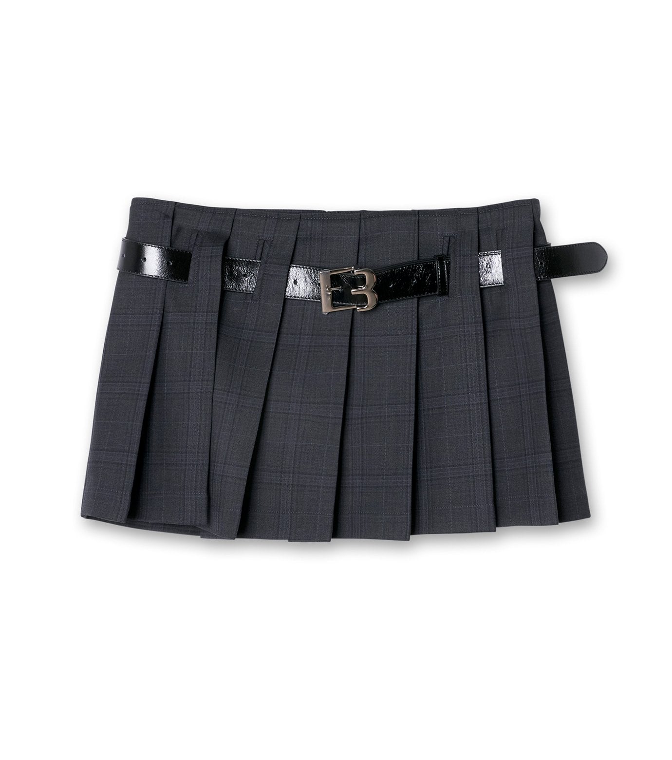 Belted Bleats Mini Skirt