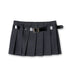 Belted Bleats Mini Skirt