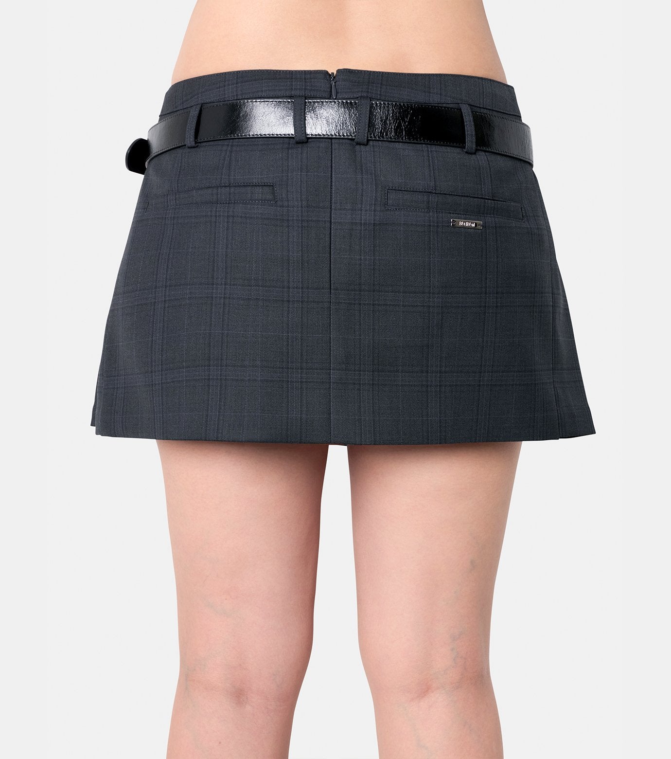 Belted Bleats Mini Skirt