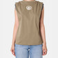 Corset Emblem Tucked Slv Tshirt