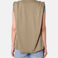 Corset Emblem Tucked Slv Tshirt