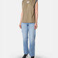 Corset Emblem Tucked Slv Tshirt