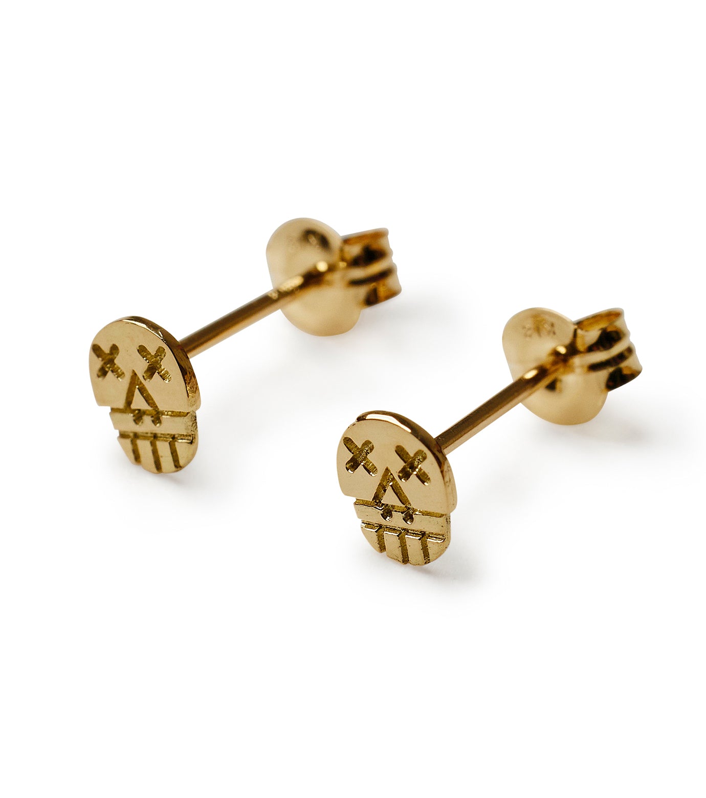 Skull AXL Earrings (K18)