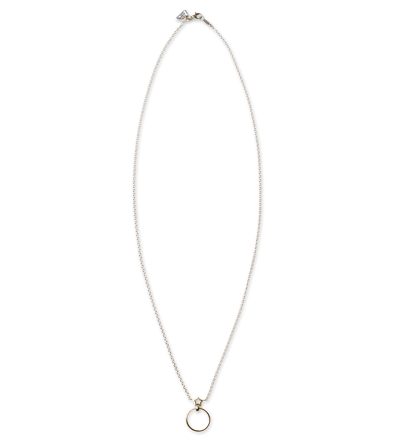 Glass Holder Necklace (K18 Diamond