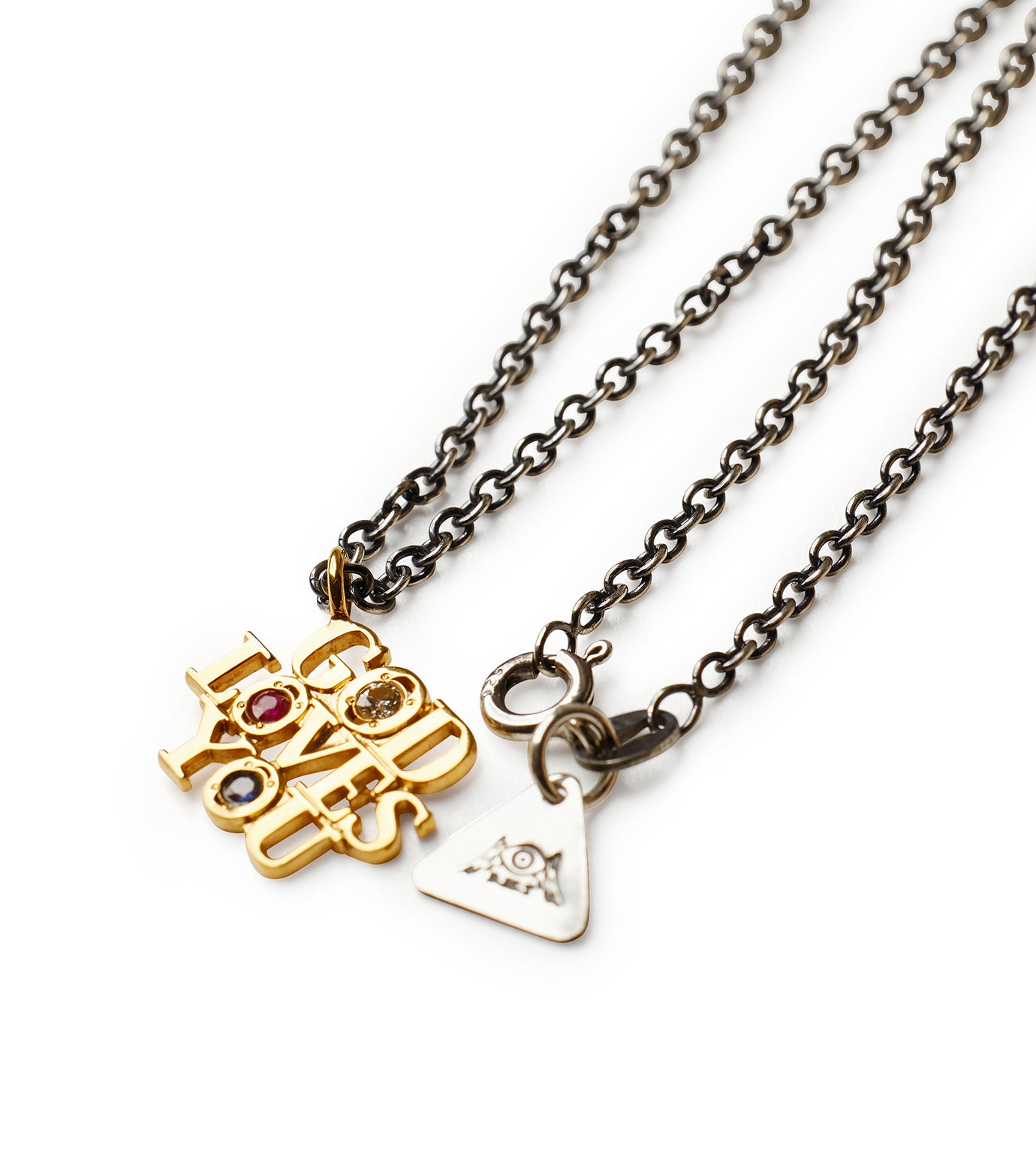 GODLOVESYOU Necklace (Diamond Ruby