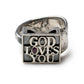 GODLOVESYOU Ring (Diamond Ruby Sap