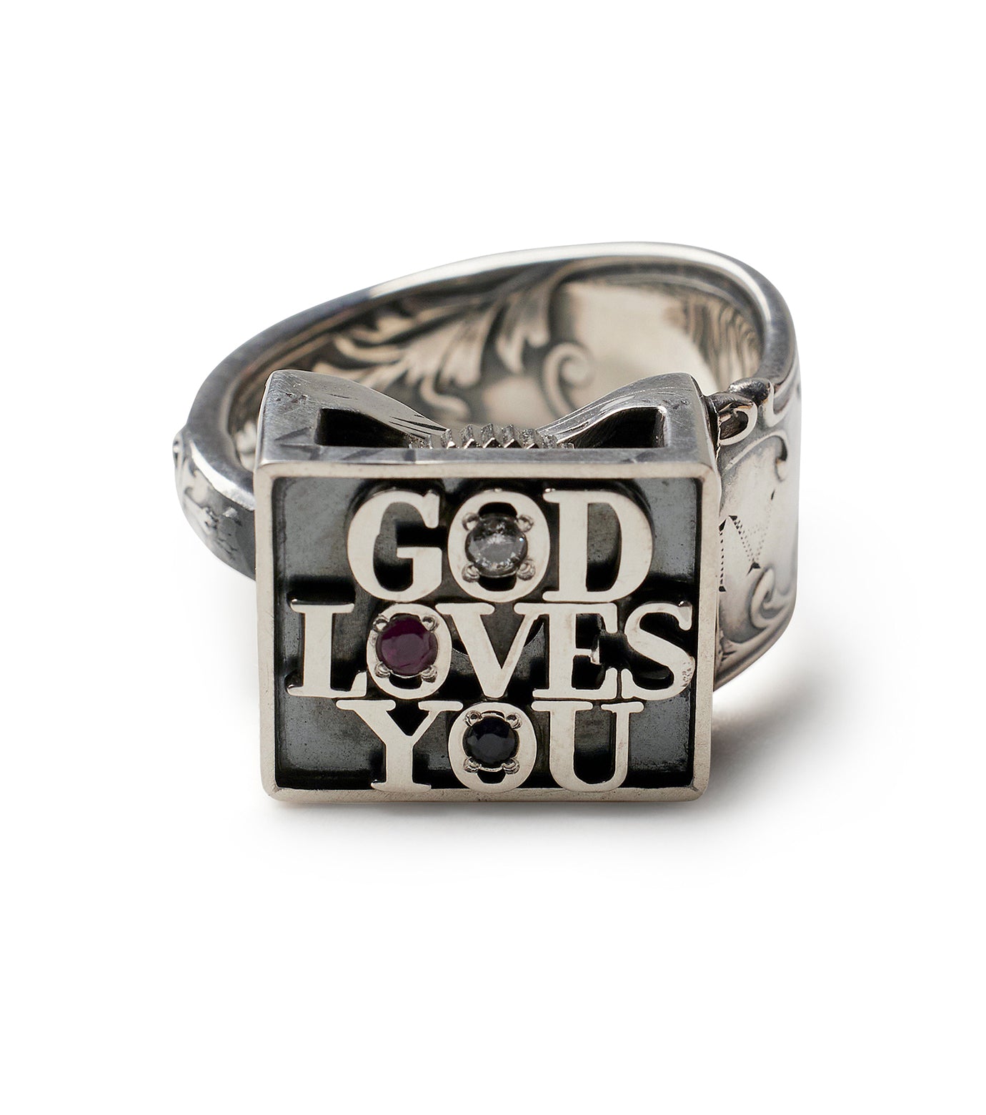 GODLOVESYOU Ring (Diamond Ruby Sap