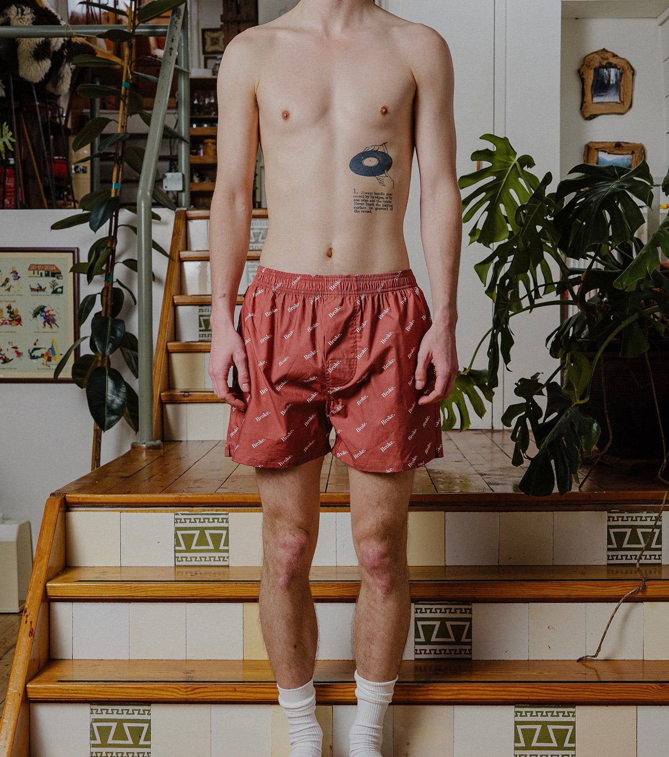 Broke Boxers - Red