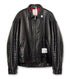 BEDWIN COW LEATHER ZIP BLOUSON
