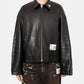 BEDWIN COW LEATHER ZIP BLOUSON