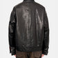 BEDWIN COW LEATHER ZIP BLOUSON