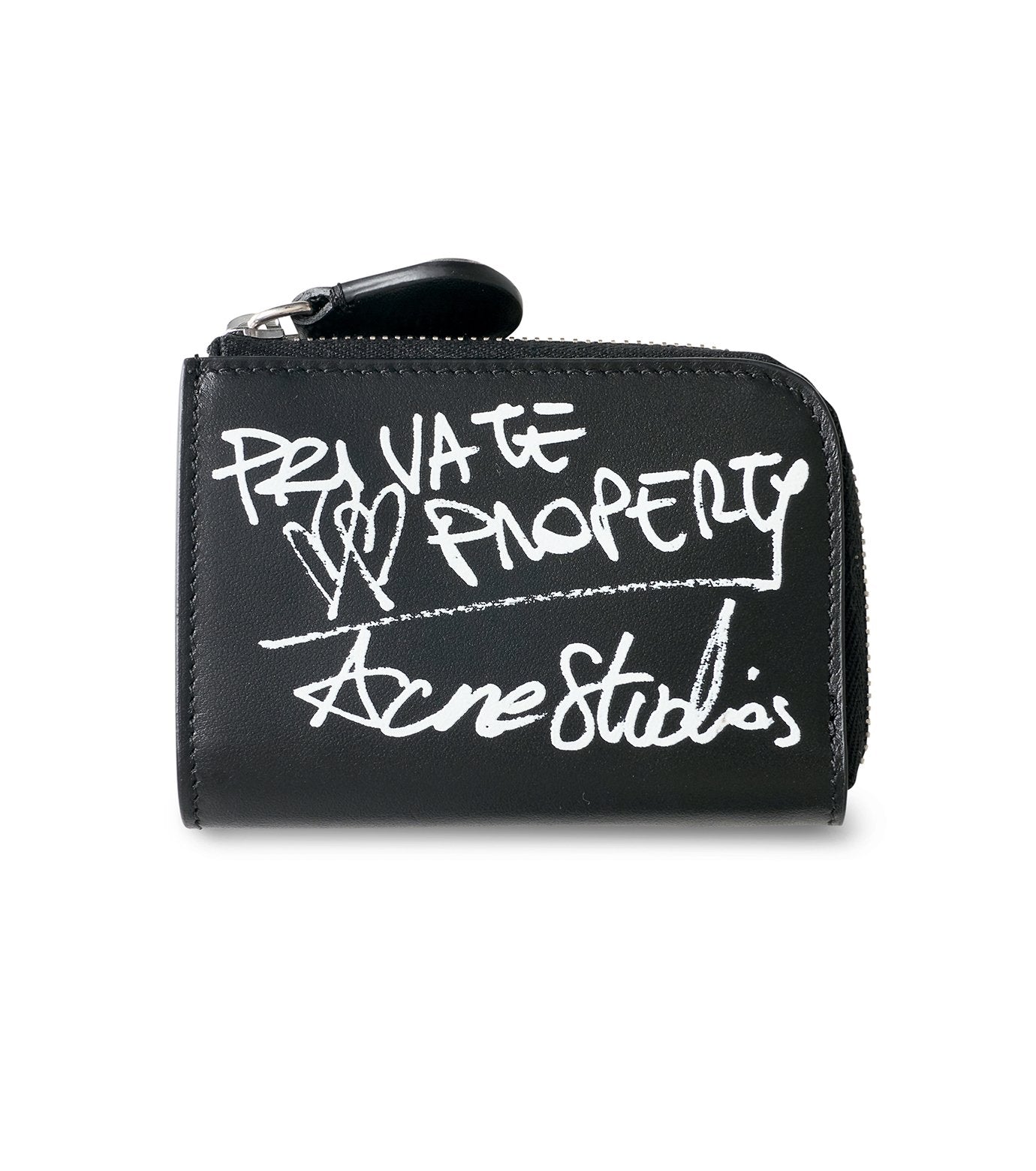 Compact Zip Wallet Handwriten