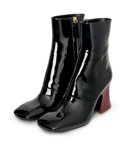 Janis Patent Short Boots