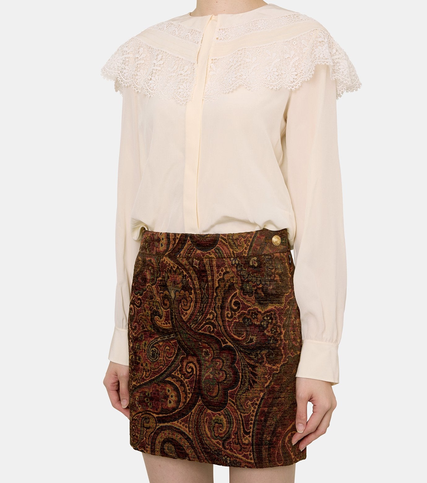 Lace Collar Blouse