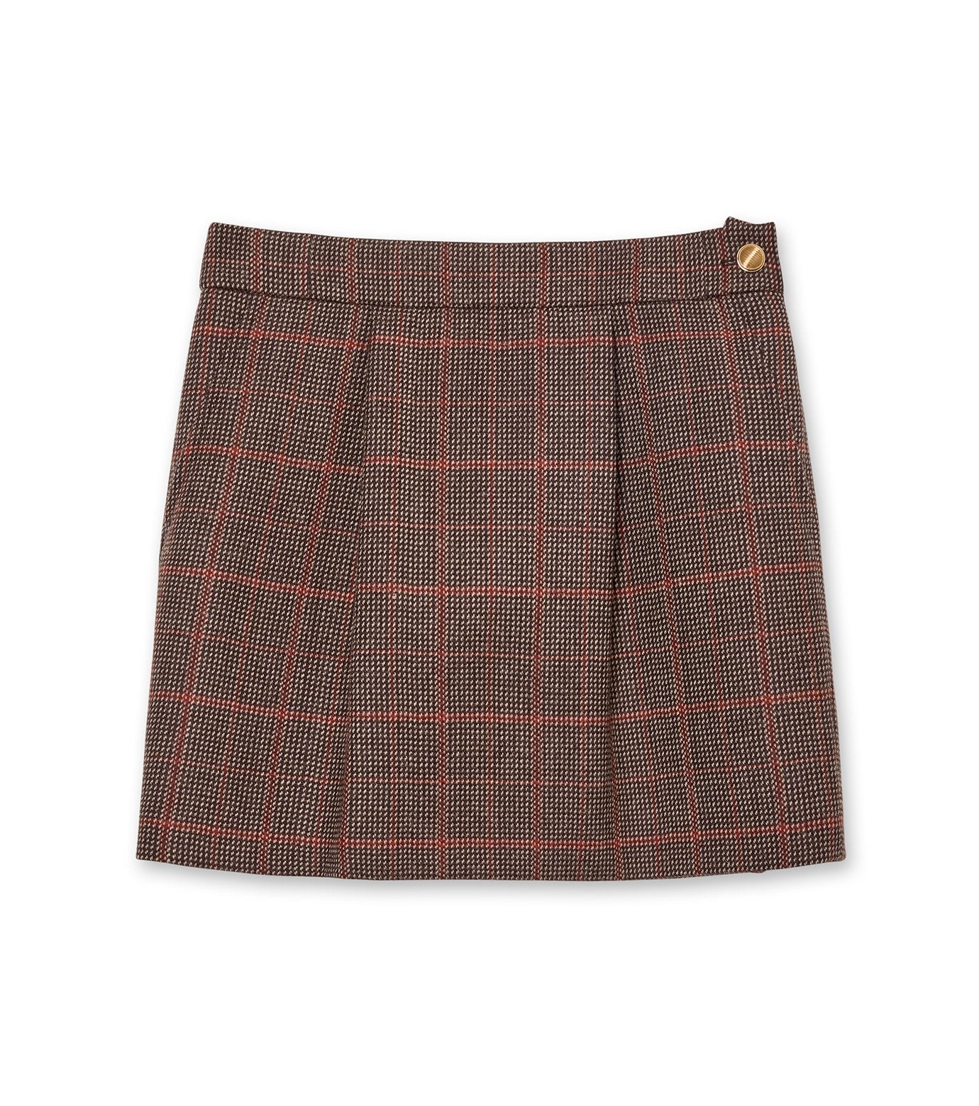 Checkered Short Skirt