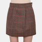 Checkered Short Skirt