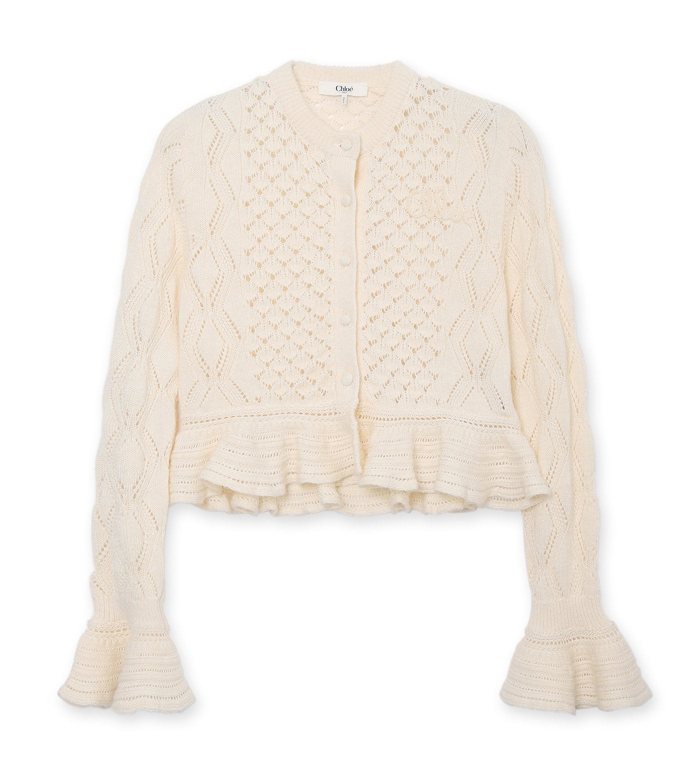Mix Pointelle Cardigan