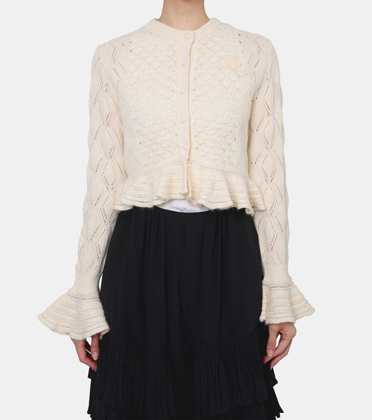 Mix Pointelle Cardigan