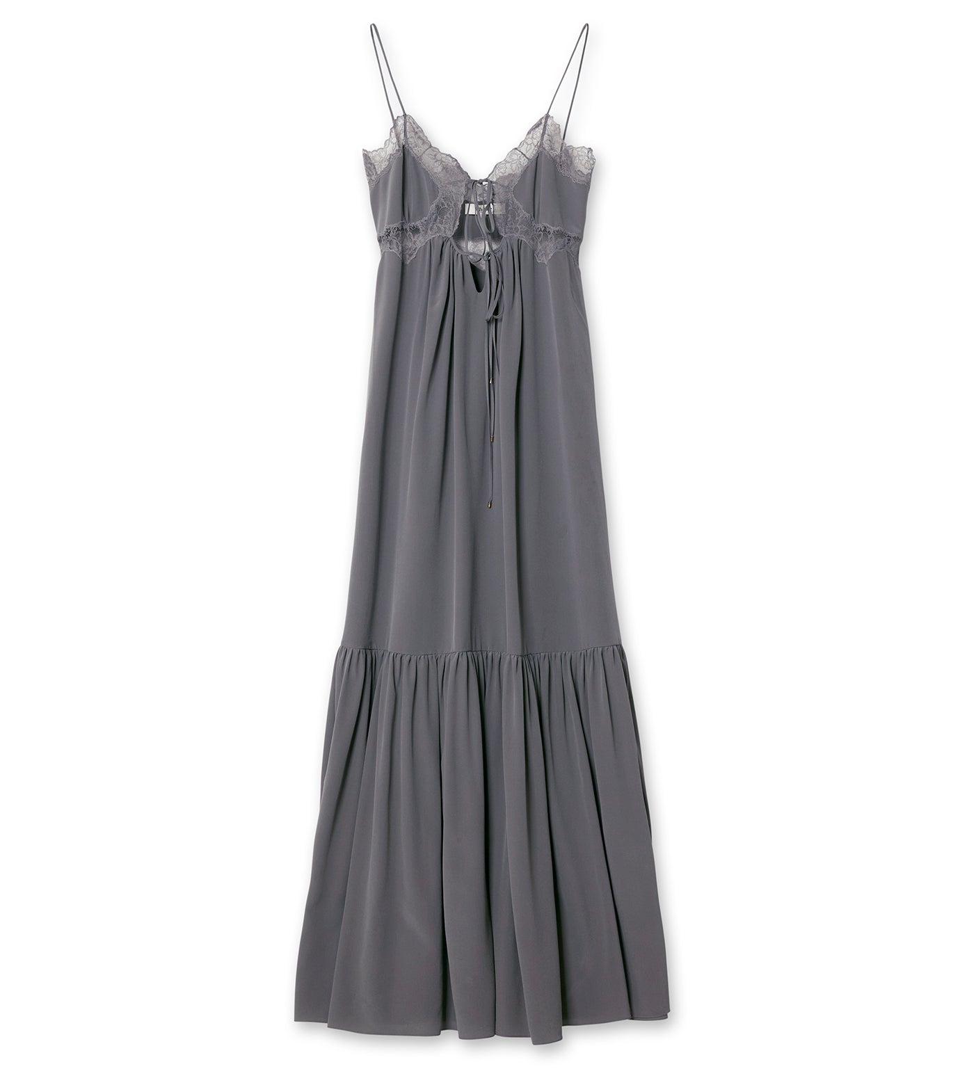 Crepe de Chine Maxi Dress