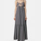 Crepe de Chine Maxi Dress