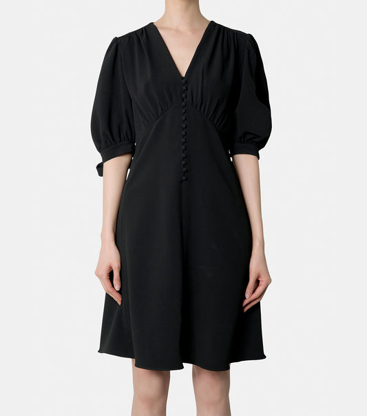 Viscose Crepe Mini Dress