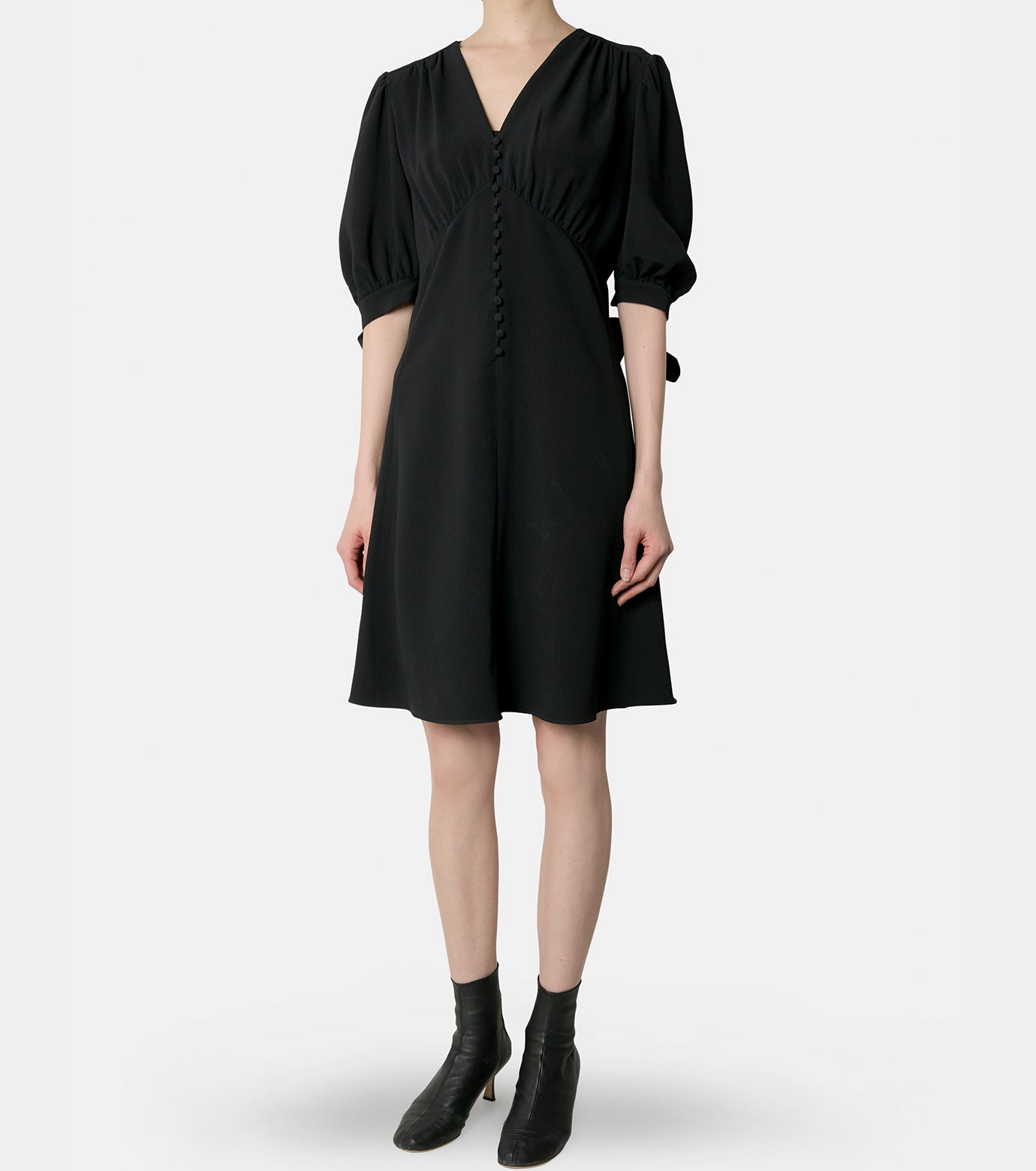 Viscose Crepe Mini Dress