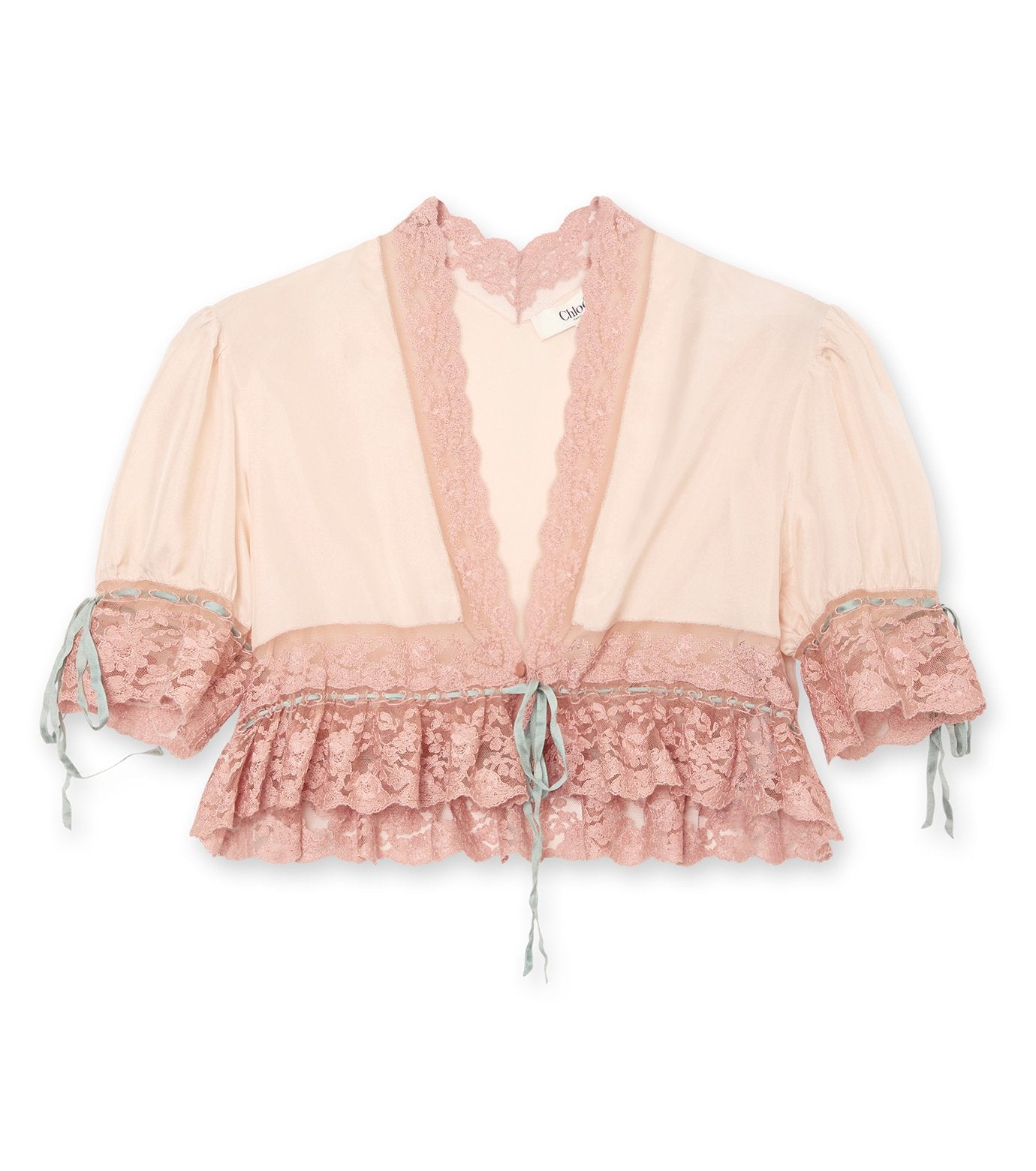 Silk Habotai Cropped Top