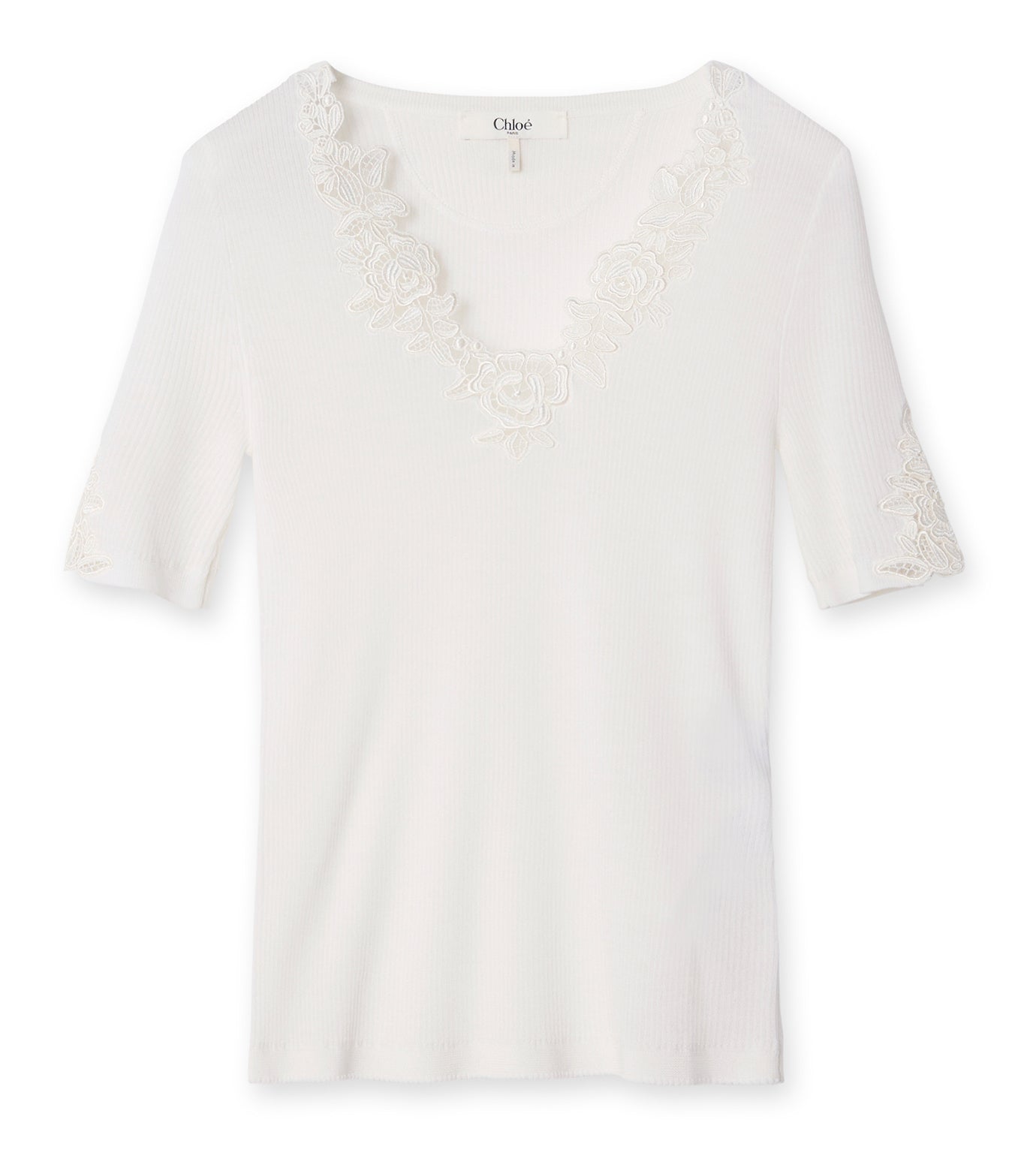 Guipure Lace SS Knit