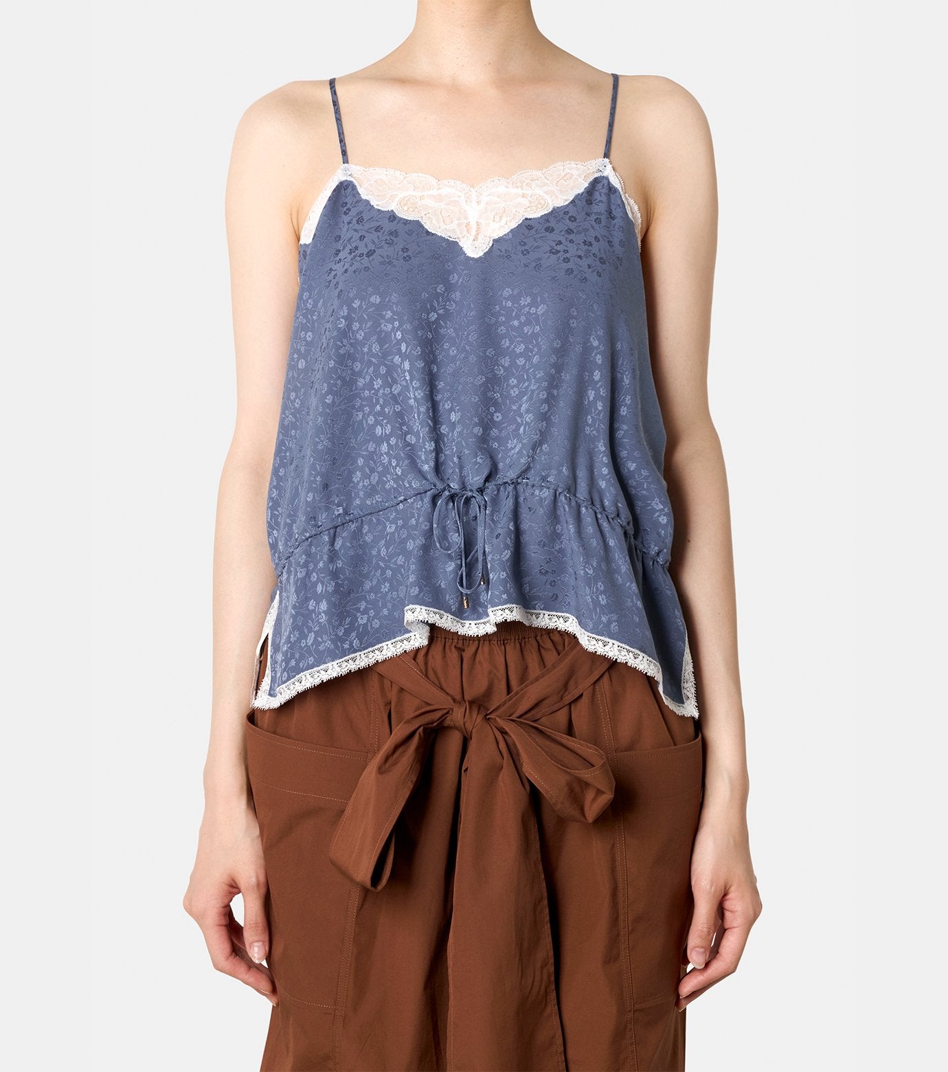 Silk Floral Jac Camitop