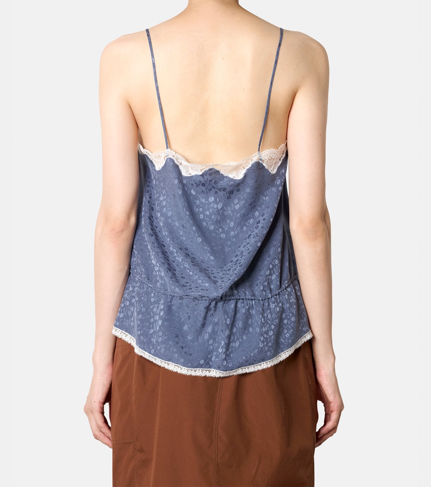 Silk Floral Jac Camitop