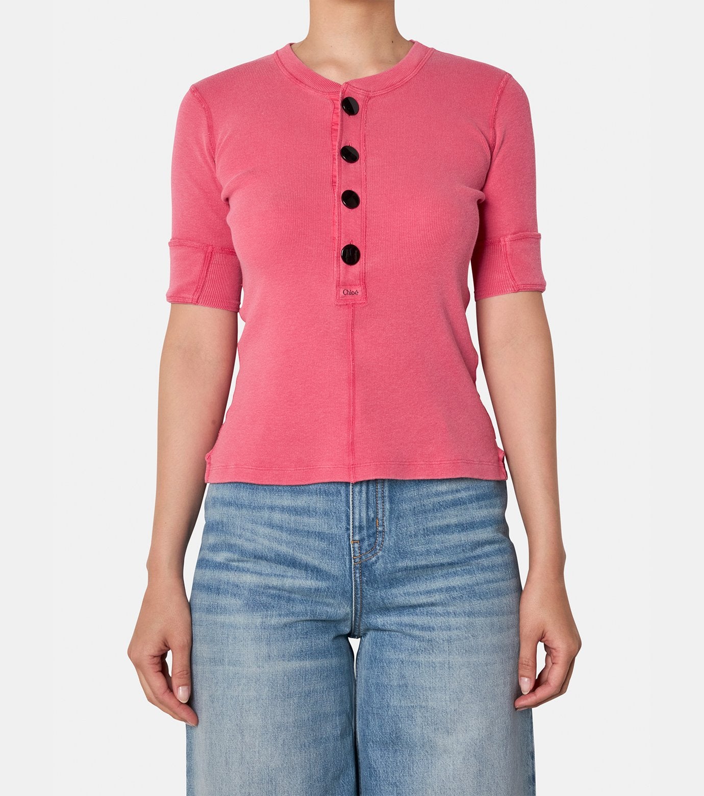 Rib Jersey SS Top
