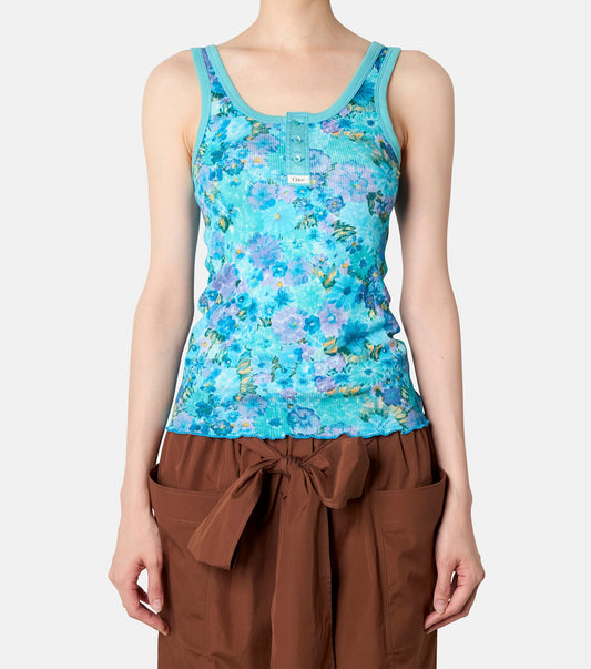 Roses Print Tank