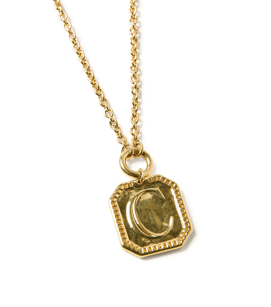 C Charm Pendant