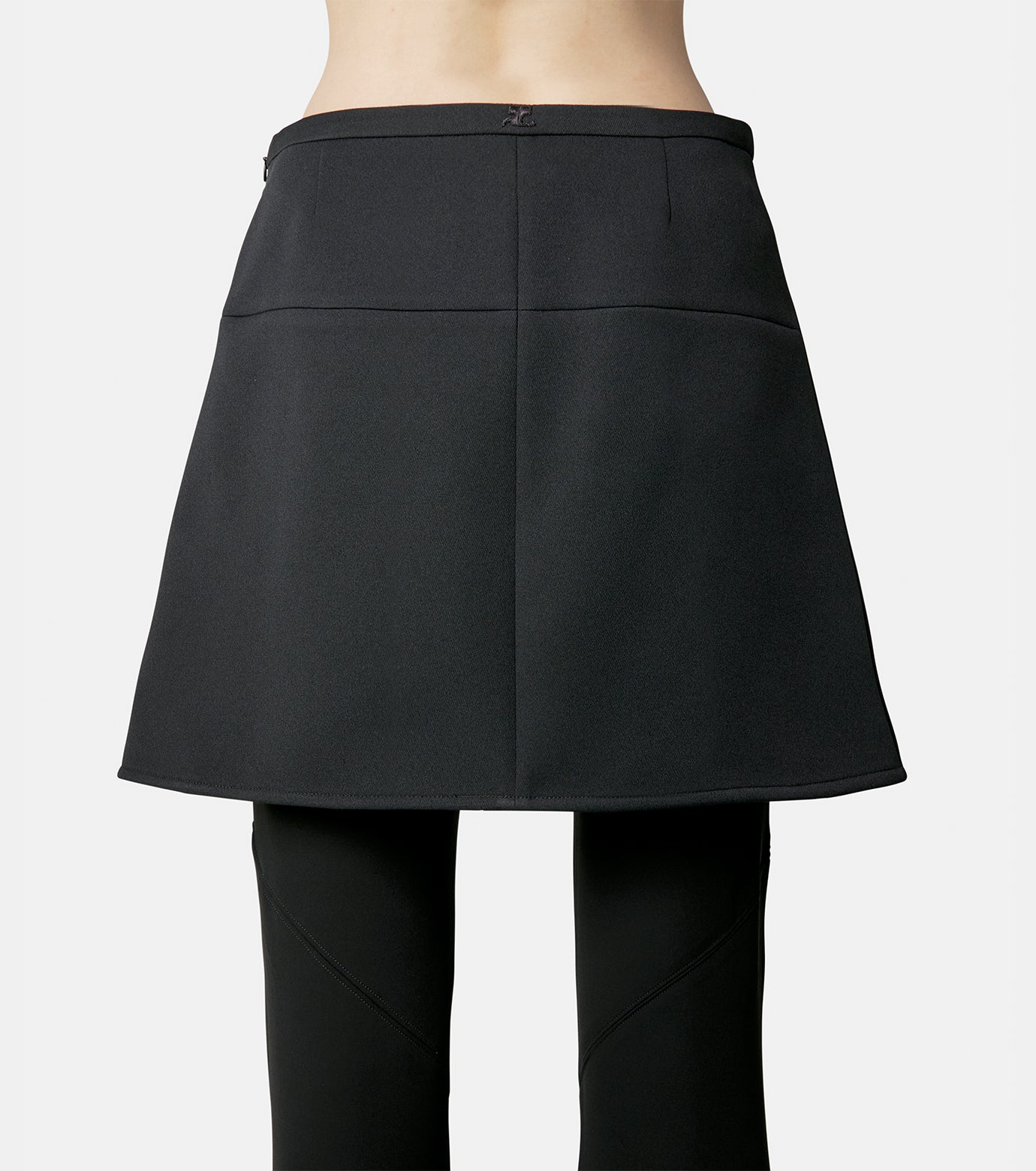 Ellipse Twill Mini Skirt