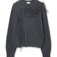 Tulle Inserted Pullover