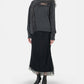 Tulle Inserted Pullover