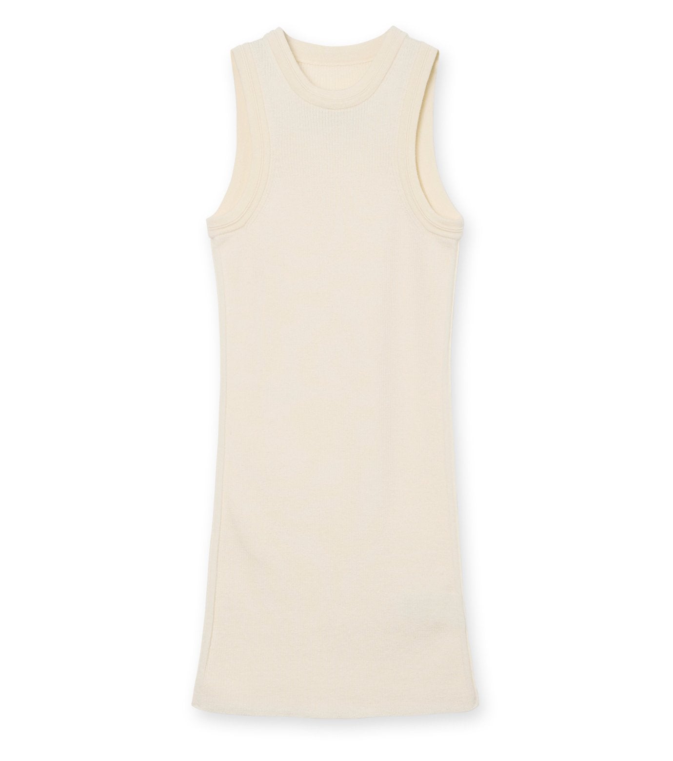 Merino Knit Ribbed Tank Top