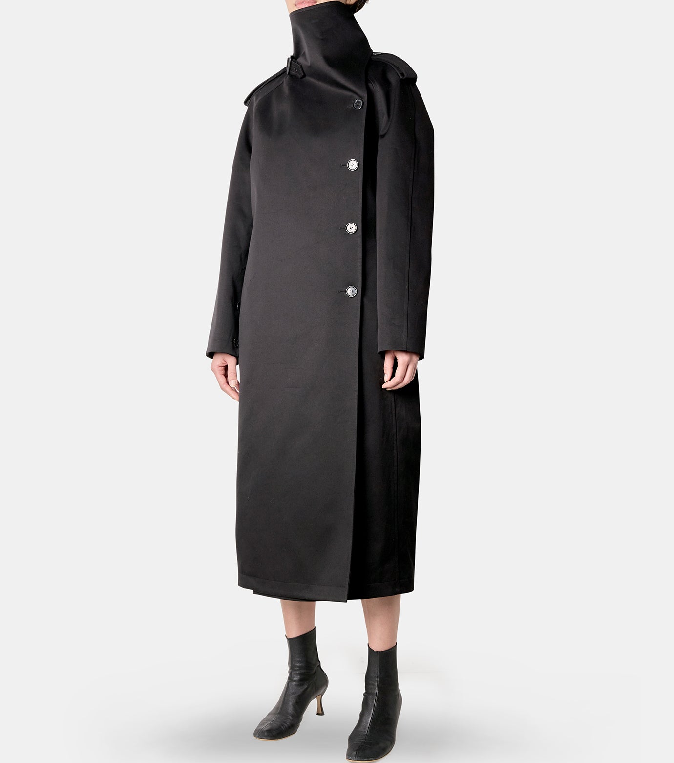 Oblique Trench Coat