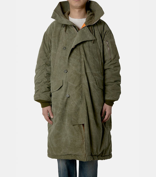 HOODED DOWN COAT