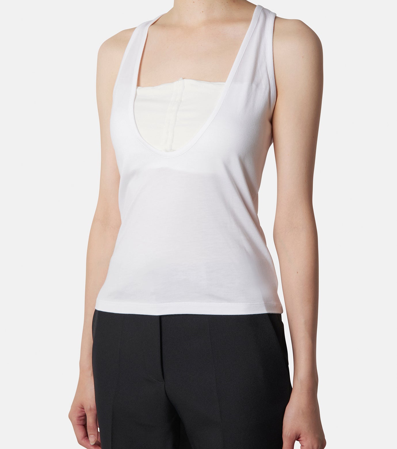 Deep Cut Tank Top