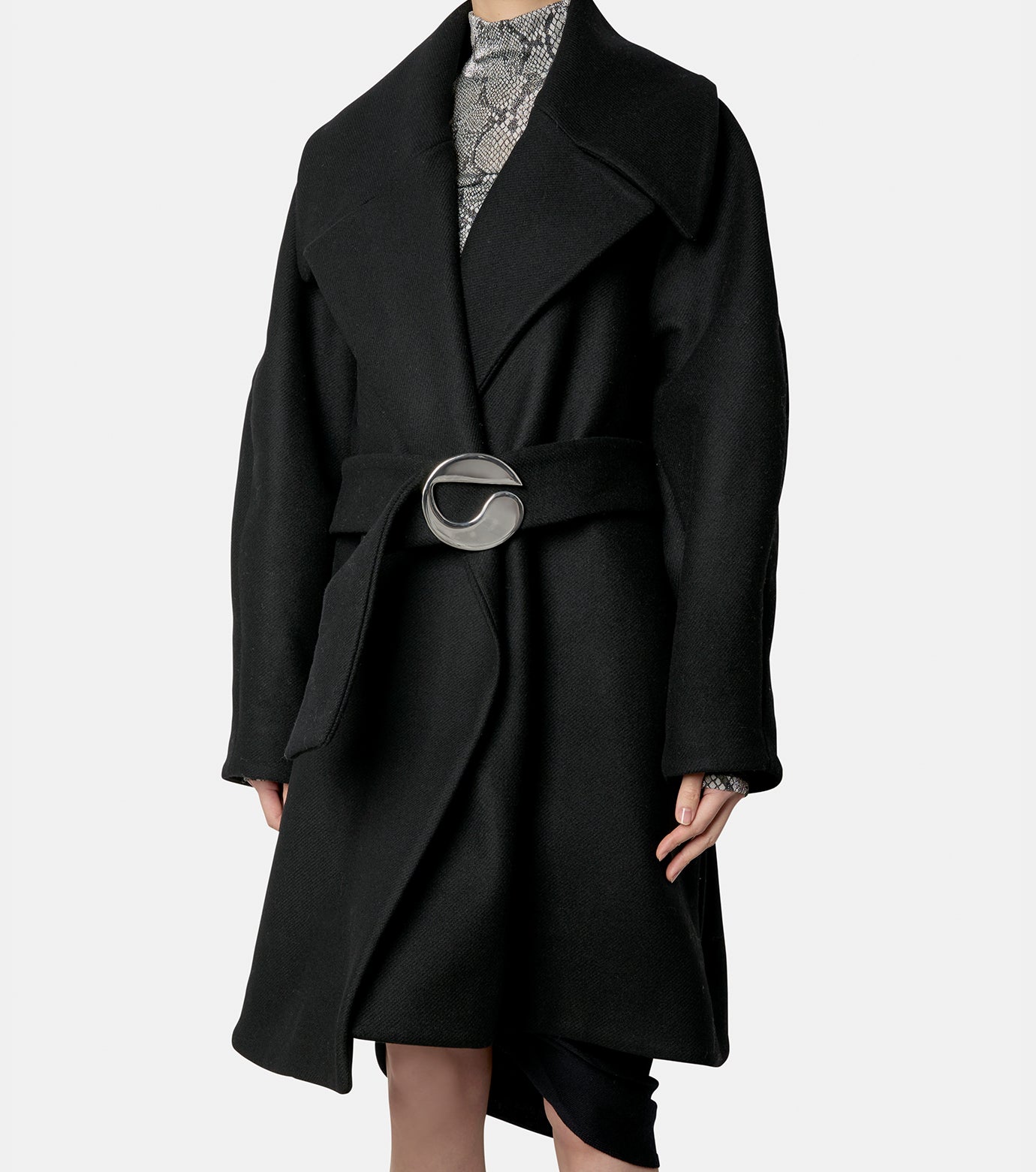 Oversized Belted Coat